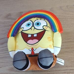 Nickelodeon Kidrobot SpongeBob SquarePants Rainbow Phunny Plushie 8 Inches